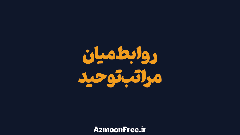 روابط-مراتب-توحید-دینی-دوازدهم